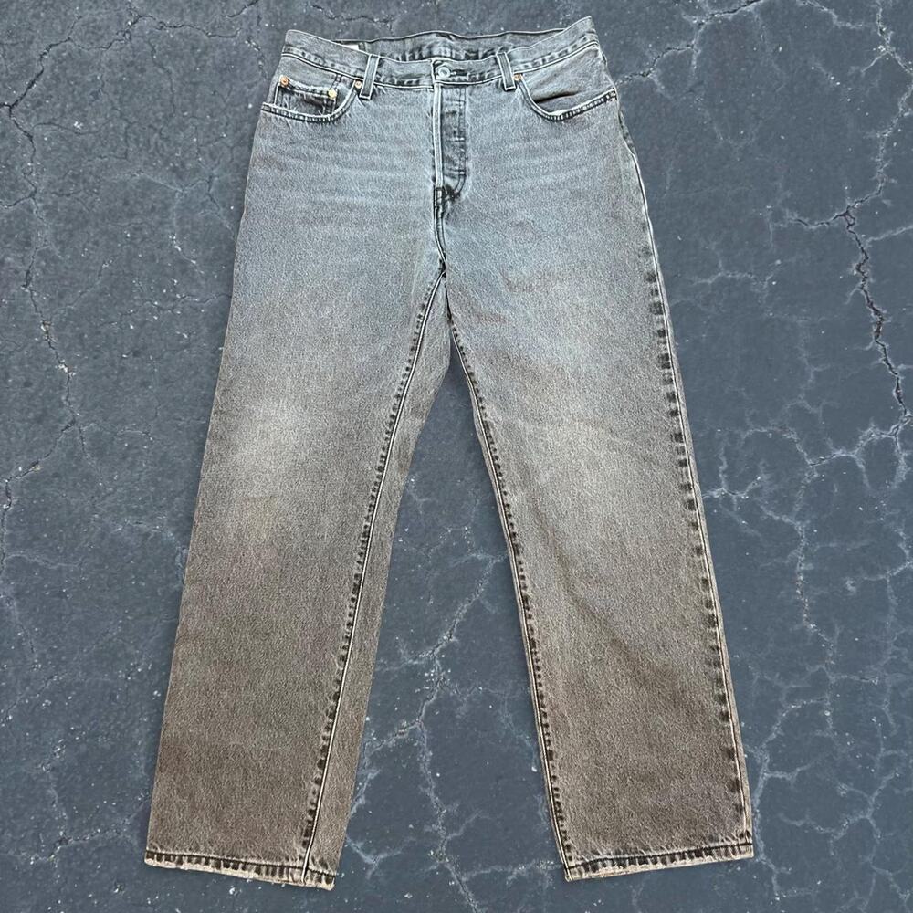 Levis 505 gray jean size
